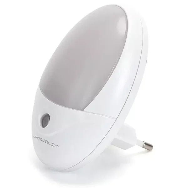 Lampka nocna LED 1W Aigostar z czujnikiem dnia i nocy do gniazdka dla wygody uży