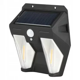Kinkiet solarny lampa Led czujnik ruchu i zmierzchu ciepły 3000K IP65 Tech-Led
