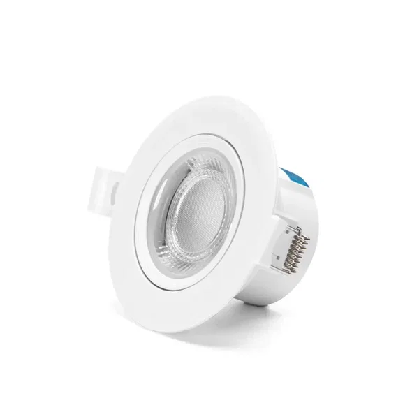 Podtynkowy panel LED 5W 370lm ciepły Aigostar z regulowanym kątem do salonu