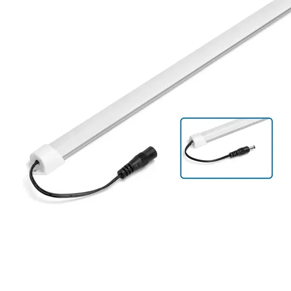 Listwa świetlna LED 0,9 m 9W 1200lm 24V zimna do biura z kablem Aigostar