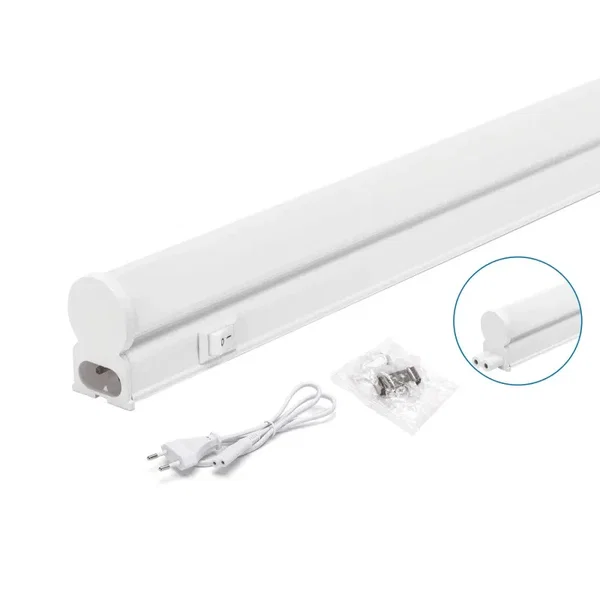Świetlówka LED T5 18W 120 cm 4000K 1980lm w obudowie z kablem do biura