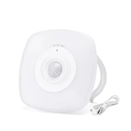 Akumulatorowa lampka nocna LED 18lm z czujnikiem ruchu i ładowaniem USB ciepła b