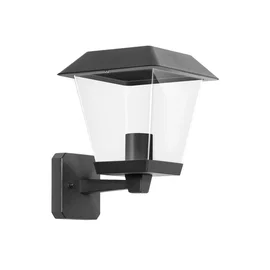 Lampa ścienna vintage czarna bez źródła światła z gwintem E27