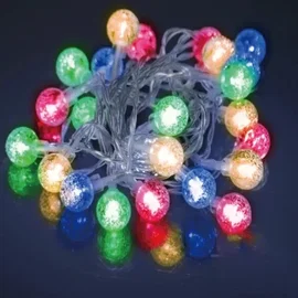 Lampki choinkowe 50 LED kulki 5 m na 3 baterie AA multikolor dla wyjątkowego nas