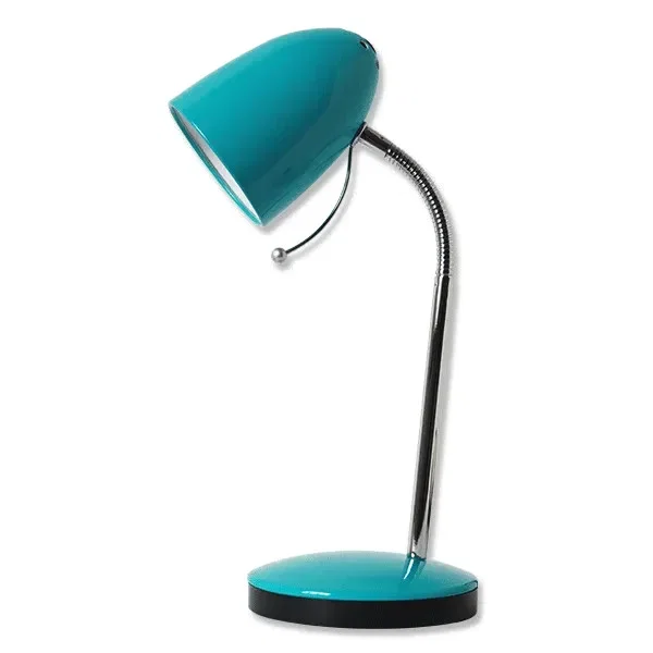 Lampa biurkowa Aigostar niebieska z gwintem E27 do praktycznego oświetlenia