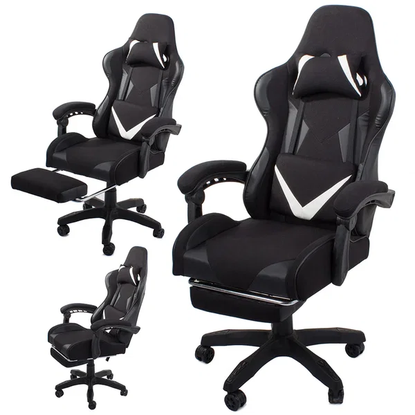 Fotel kubełkowy obrotowy Verk Group 281858818 wygodny do biura i gamingu