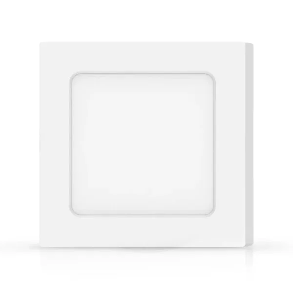 Panel Downlight kwadratowy natynkowy LED 6W 600lm E6 biały ciepły do przytulnego