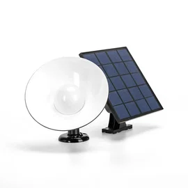 Solarny reflektor ścienny LED 50W z regulacją barwy 3000-6500K do ogrodu
