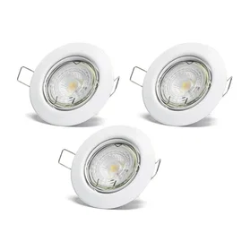Aigostar reflektory LED 4,5 W 4000 K 3 sztuki do kuchni z regulowanym kątem świe