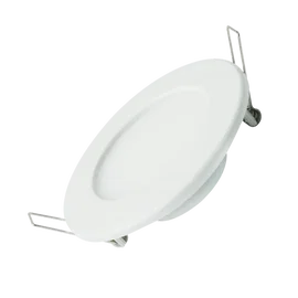 Panel LED podtynkowy okrągły 6W 2700K 525lm energooszczędny do salonu