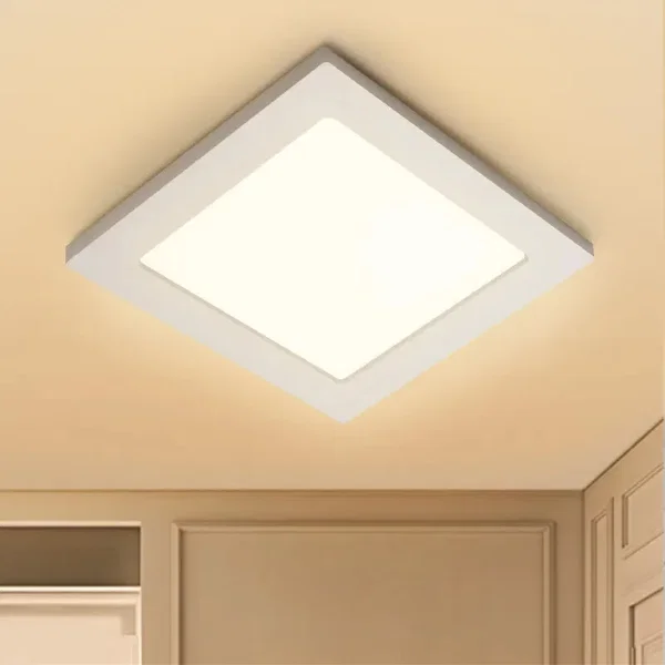 Panel LED natynkowy kwadratowy 12W 3000K 1190lm Aigostar do przytulnego wnętrza
