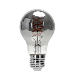 Żarówka ozdobna LED A60 E27 4W 1800K dymna ze spiralką filament do przytulnego k