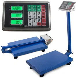Elektroniczna waga magazynowa 300 kg z wyświetlaczem LCD Verk Group dla wygody w