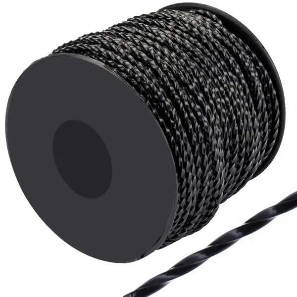 Zyłka do kosy spalinowej przekrój karbowany skręcony cicha 2,4mm 100m - Wielokol