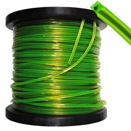 Żyłka z drutem tnąca zbrojona do kosy spalinowej czterokątna 2,4mm 100m