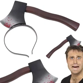 Topór na halloween opaska na głowę siekiera strój - Wielokolorowy