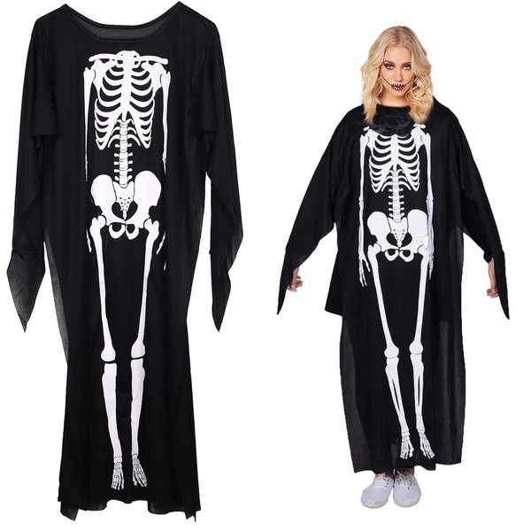Strój przebranie kostium szkielet coco halloween - Czarny