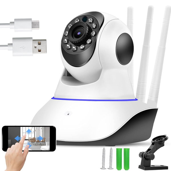 Kamera ip wifi niania elektroniczna obrotowa audio wewnętrzny czujnik ruchu - Bi