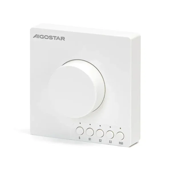 Przełącznik ściemniacza Bluetooth mesh DC Aigostar 287748867 dla wygody sterowan