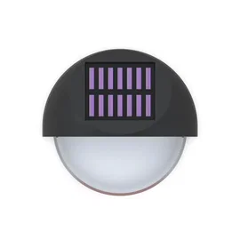 Lampa ścienna solarna LED Aigostar czarna 2700K do przytulnego oświetlenia