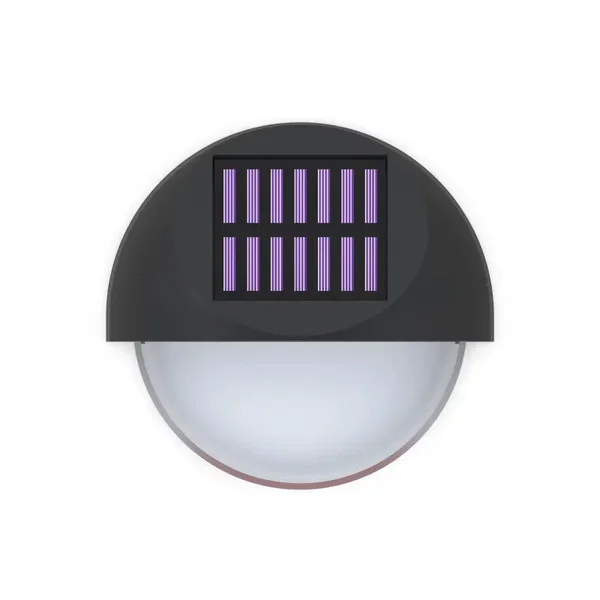 Lampa ścienna solarna LED Aigostar czarna 2700K do przytulnego oświetlenia