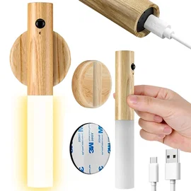 Lampka lampa led ciepła kinkiet z czujnikiem ruchu naścienny na magnes - Jasny b