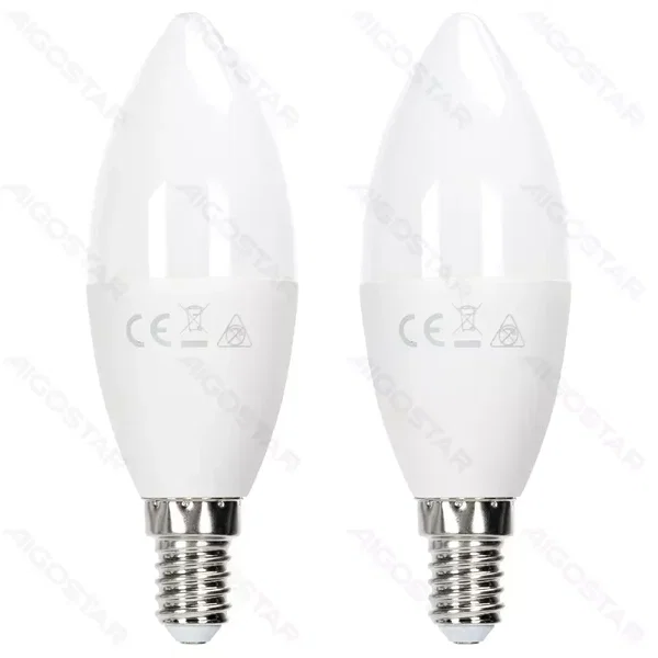 2 x Żarówki LED C37 E14 11W 4000K neutralna do kuchni Aigostar energoszczędne