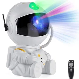 Projektor gwiazd astronauta galaktyka lampka nocna niebo laserowy LED z pilotem