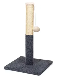 Słupek wspinaczkowy dla kota 29,5x29,5x50 cm z piłeczką na sznurku zapewniający 