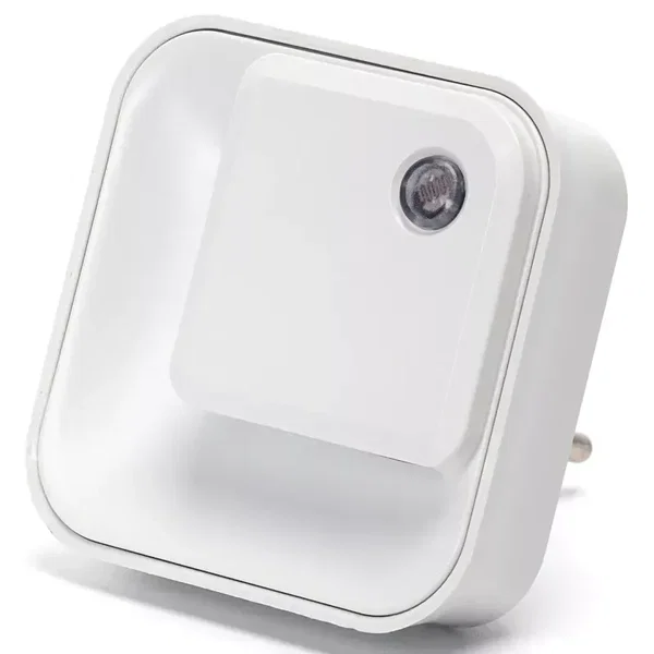 Lampka nocna LED 0,5W 6500K 20lm IP20 Aigostar z czujnikiem nocy dla wygody użyt