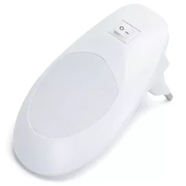 Lampka nocna LED wtykana do gniazdka 230V z włącznikiem 0,6W 3000K Aigostar