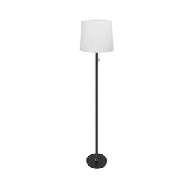 Lampa stojąca 150 cm z abażurem i oprawką E27 na sznurku do salonu