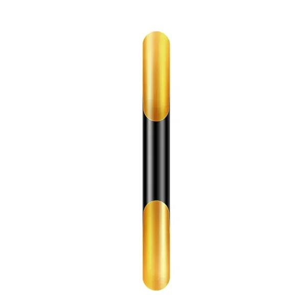 Aluminiowy kinkiet ścienny czarno-złoty z trzonkiem E27 do eleganckiego wnętrza