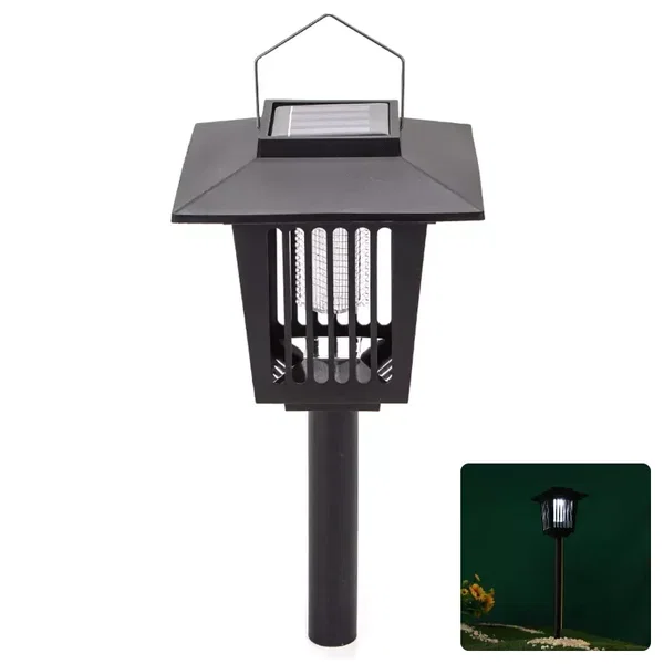 Solarny lampa owadobójcza UV wbijana do ogrodu na komary Aigostar praktyczna i e