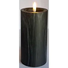 Świeca LED 15x7.5 imitacja marmuru z realistycznym efektem płomienia