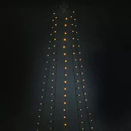 Lampki choinkowe 108 ciepłych białych LED na 3 baterie AA dla przytulnego klimat