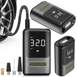 Pompka rowerowa elektryczna do roweru samochodu kompresor latarka 10bar lcd Verk