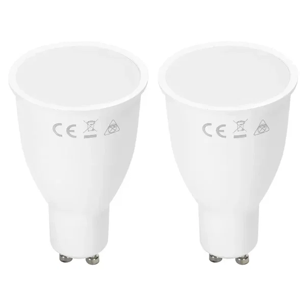 Żarówki LED 15W GU10 4000K 1180lm kąt 100° 2 sztuki energooszczędne do kuchni