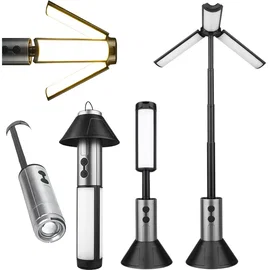 Lampa turystyczna latarka kempingowa wielofunkcyjna teleskopowa LED namiot Verk 