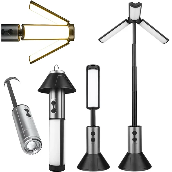 Lampa turystyczna latarka kempingowa wielofunkcyjna teleskopowa LED namiot Verk 