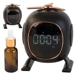 Bluetooth speaker with aromatherapy alarm clock LED night light scented timer
