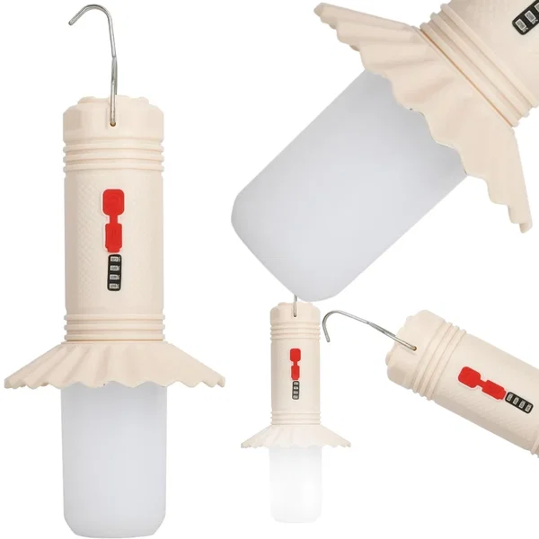 Lampa turystyczna latarka kempingowa wielofunkcyjna powerbank LED namiot