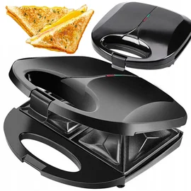 Toster opiekacz do kanapek tostów grzanek 750W sandwich podwójny czarny Verk Gro