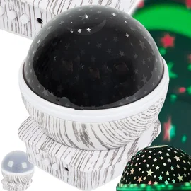 Projektor gwiazd Star LED lampka nocna obrotowa dla magicznego relaksu
