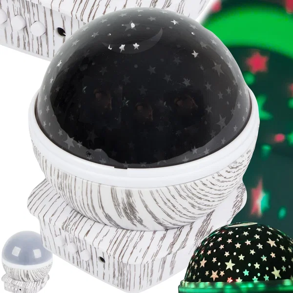 Projektor gwiazd Star LED lampka nocna obrotowa dla magicznego relaksu
