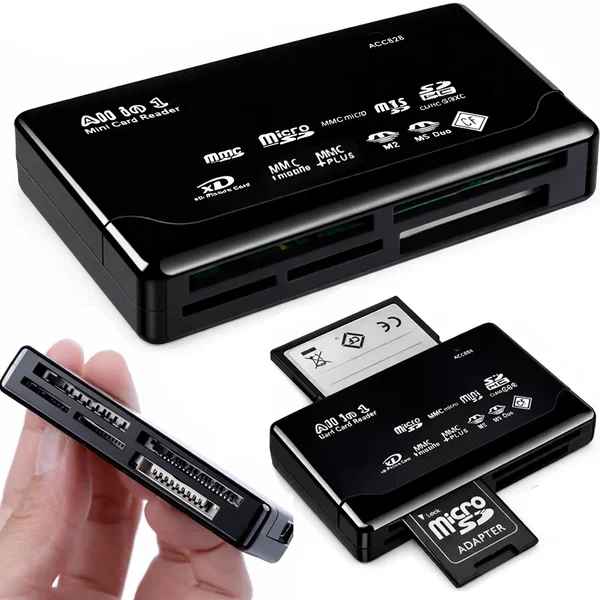 Czytnik kart pamięci do aparatu USB Multi CF SD Micro SD XD MS MMC