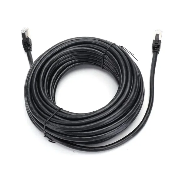 Kabel sieciowy CAT7 10 m czarny Aigostar gwarantujący szybkie połączenie