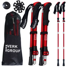 Kijki do chodzenia nordic walking trekkingowe Verk Group zestaw z pokrowcem