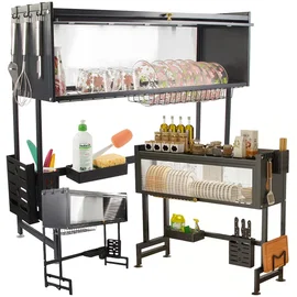 Suszarka do naczyń talerzy sztućców duży ociekacz szafka organizer 85 cm Verk Gr