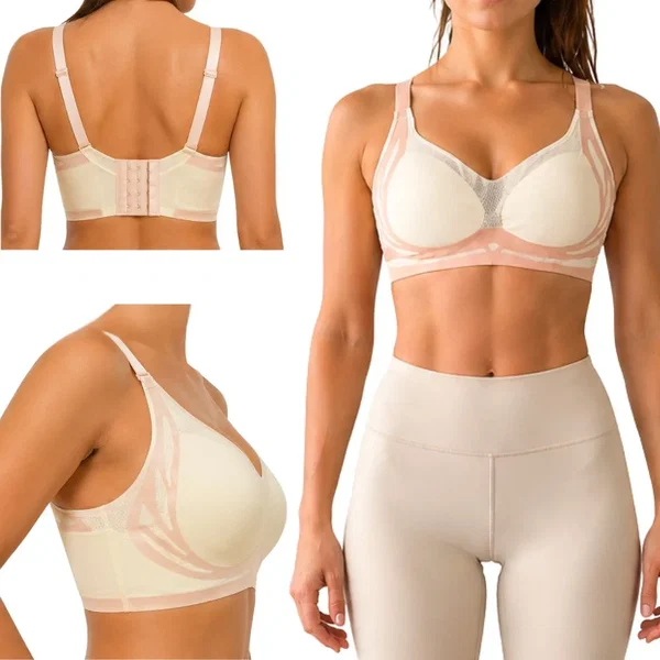 Biustonosz sportowy damski push up modelujący bezszwowy rozmiar XL